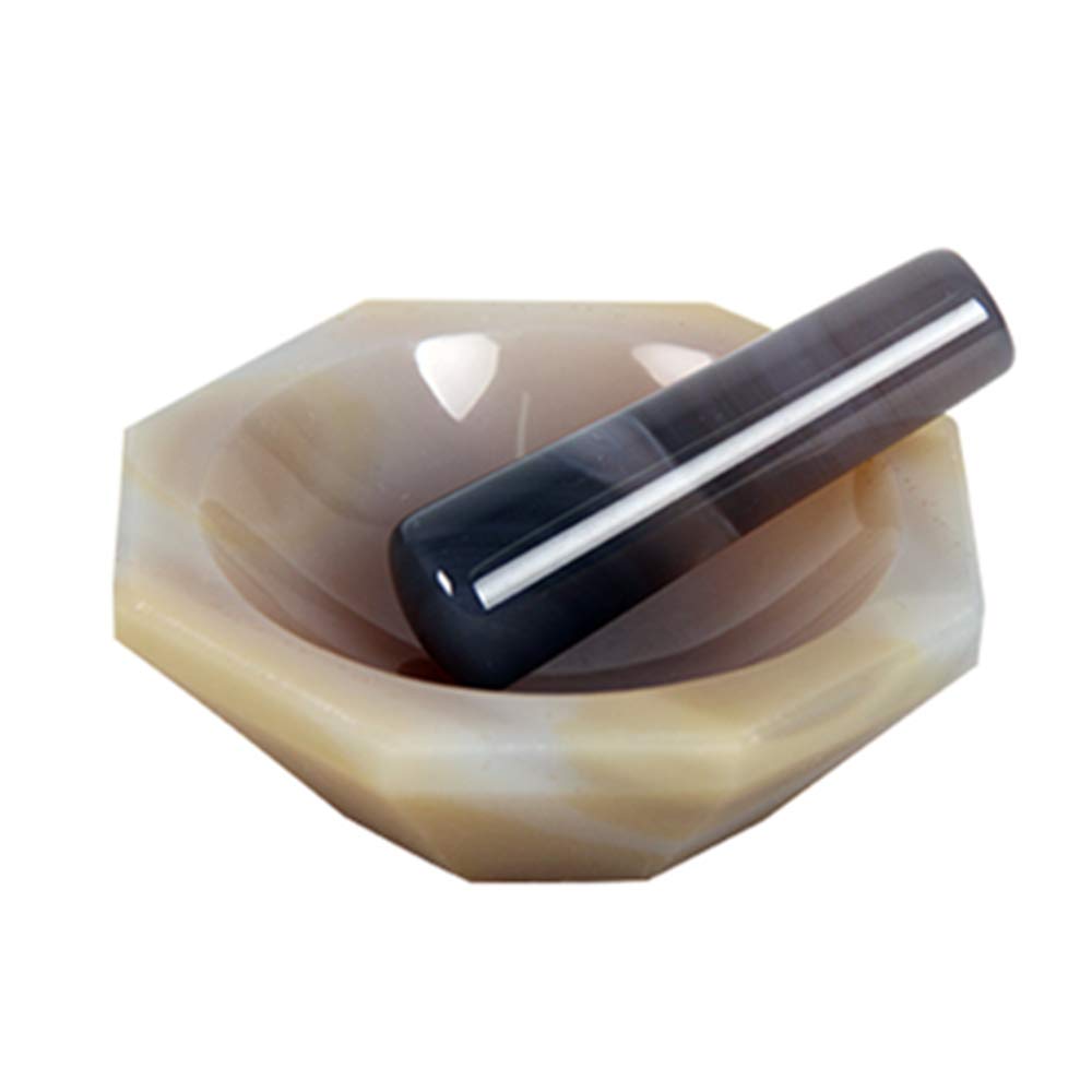 Mortar & Pestle 4", 5", 6", 8" Agate, China - Image 5