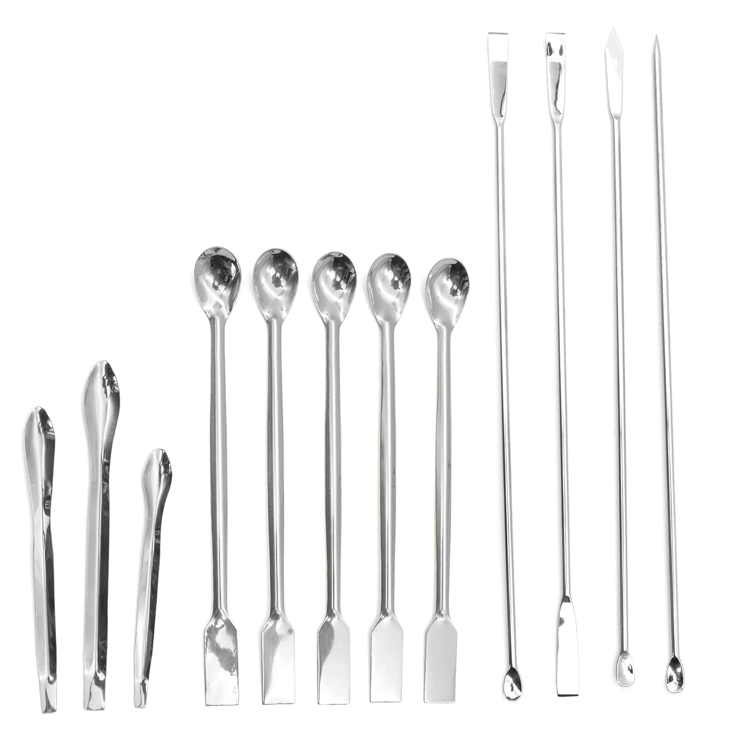 Stainless Steel Spatulas, Set of 11, China
