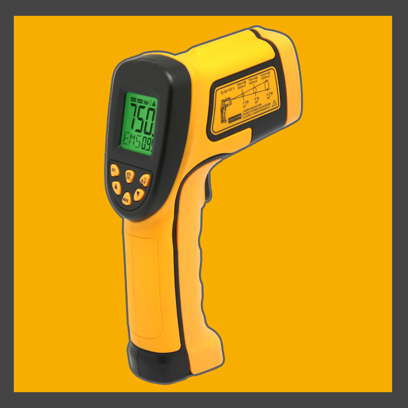 Digital Infrared Thermometer (Range : -50~ 750°C), Model # AS852B, Smart Sensor - Image 3