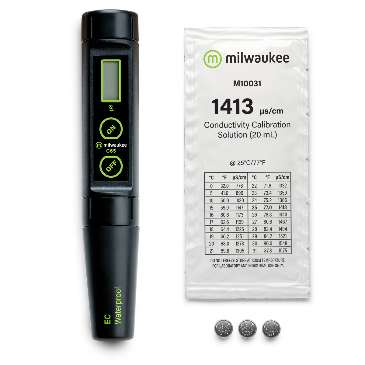 Conductivity Meter Low Range Hand Held, Model # C65, Milwaukee - Image 5