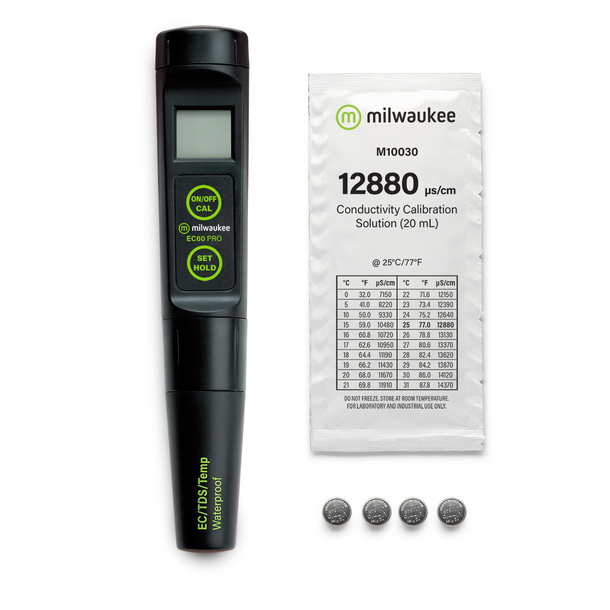 TDS Meter/EC Meter Hand Held, Model # EC60, Milwaukee - Image 4