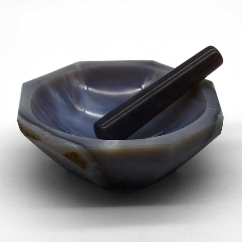 Mortar & Pestle 4", 5", 6", 8" Agate, China - Image 6