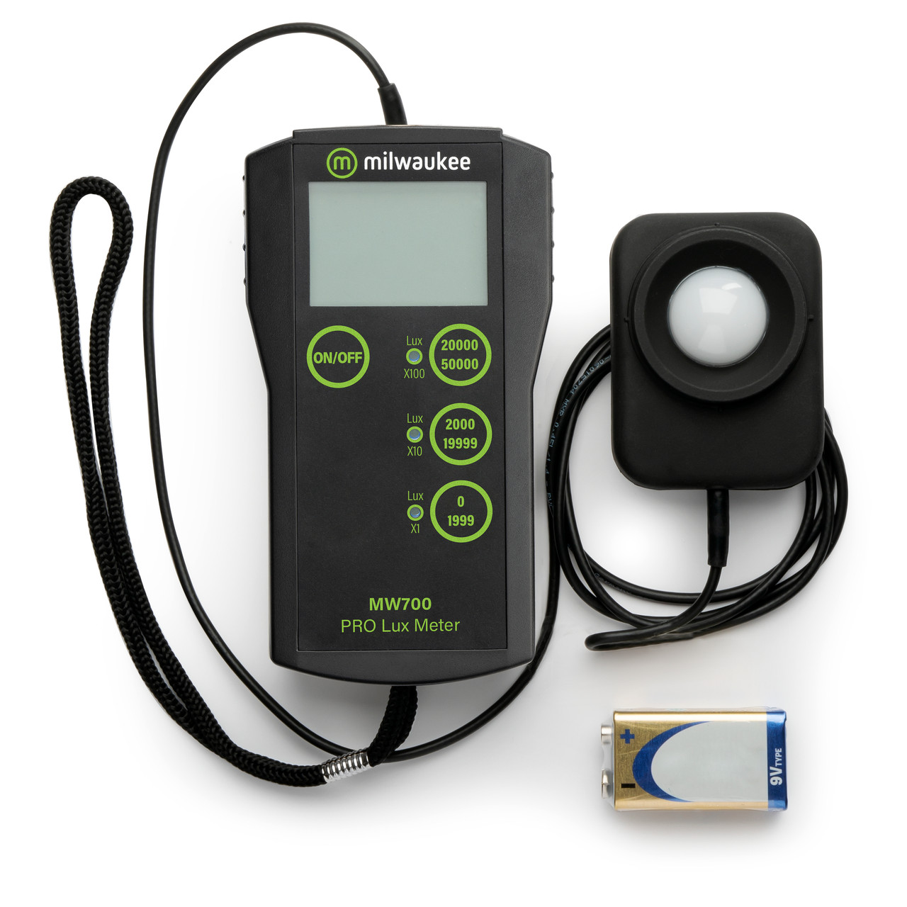 Digital Lux Meter 0 to 50000 Lux, Model # MW700, Milwaukee - Image 3