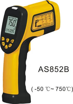 Digital Infrared Thermometer (Range : -50~ 750°C), Model # AS852B, Smart Sensor - Image 2