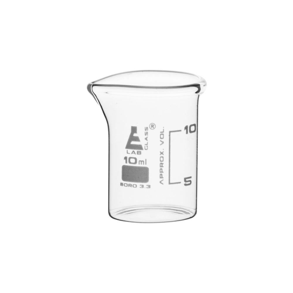 Glass Beaker, Low Form, Borosilicate Glass – WESTLAB (5 mL & 10 mL) - Image 2