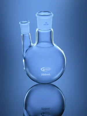 Round Bottom Flasks, Two Neck, Borosilicate Glass 3.3 – Glassco (100 mL to 5000 mL)