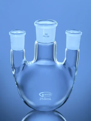 Round Bottom Flasks, Three Neck, Borosilicate Glass 3.3 – Glassco (100 mL to 5000 mL)