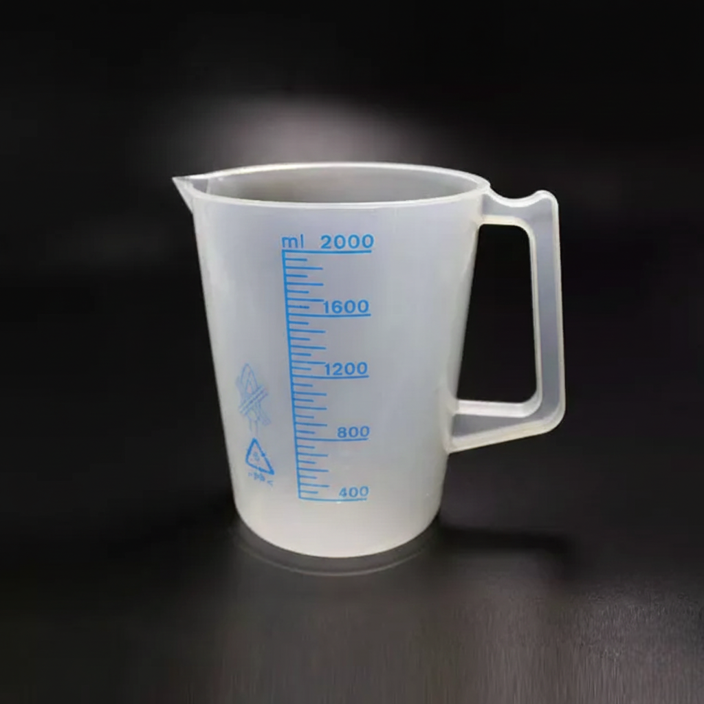 Polypropylene (PP) Beakers with Handle, Blue Graduations – Citotest (1000 mL to 5000 mL) - Image 2