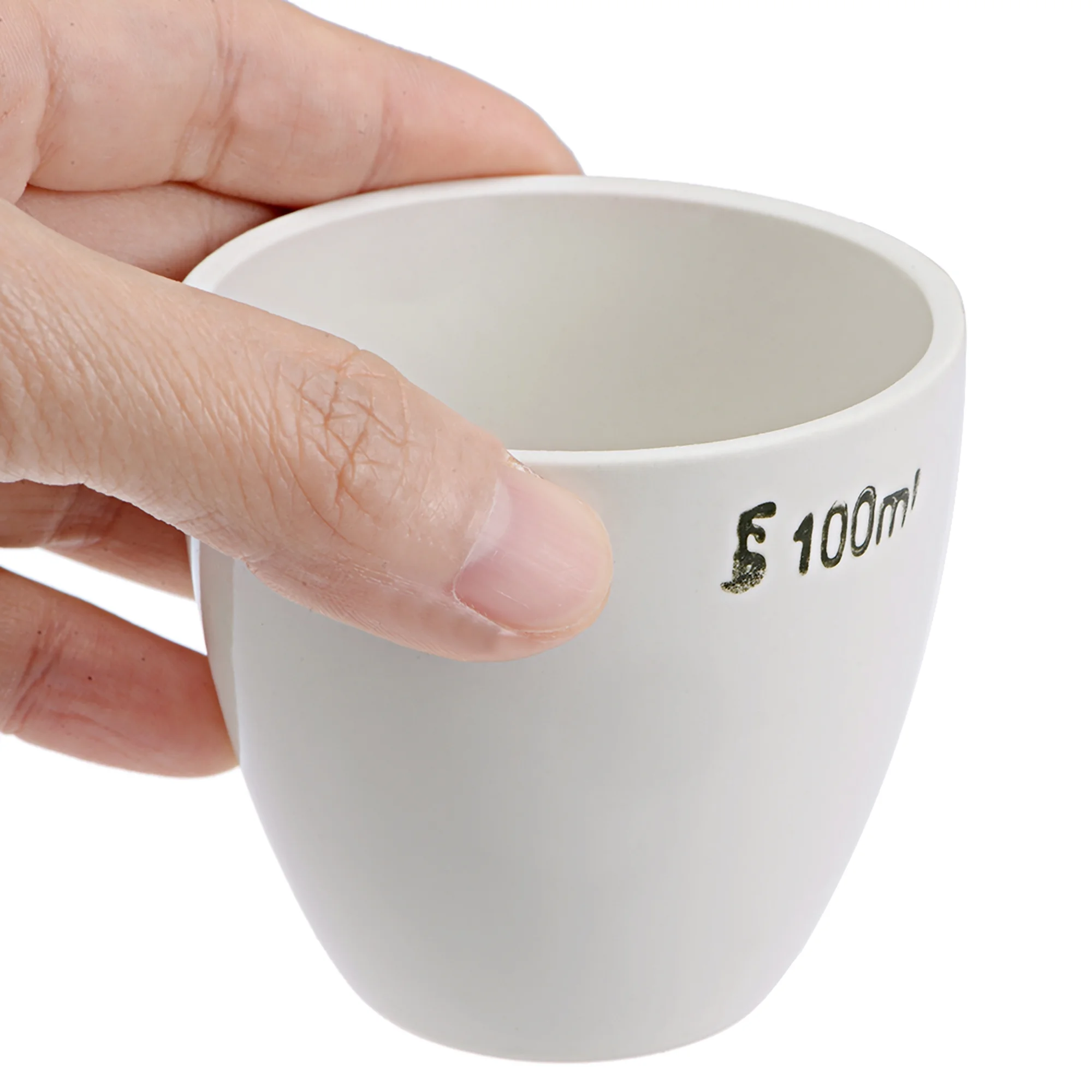 Crucible with Lid, Porcelain, Laboratory Grade – China (30 cc to 100 cc) - Image 9