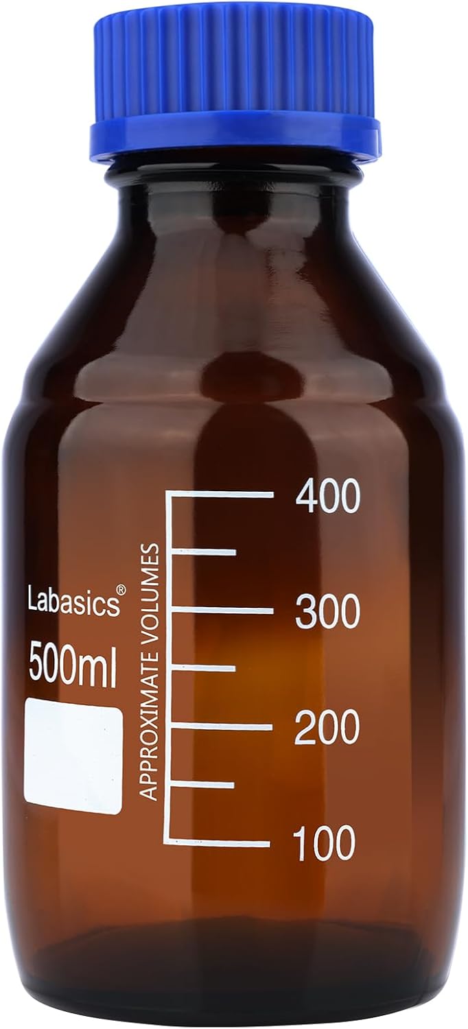 Amber Glass Media Bottles, Laboratory Grade – Lab Glass - Image 2