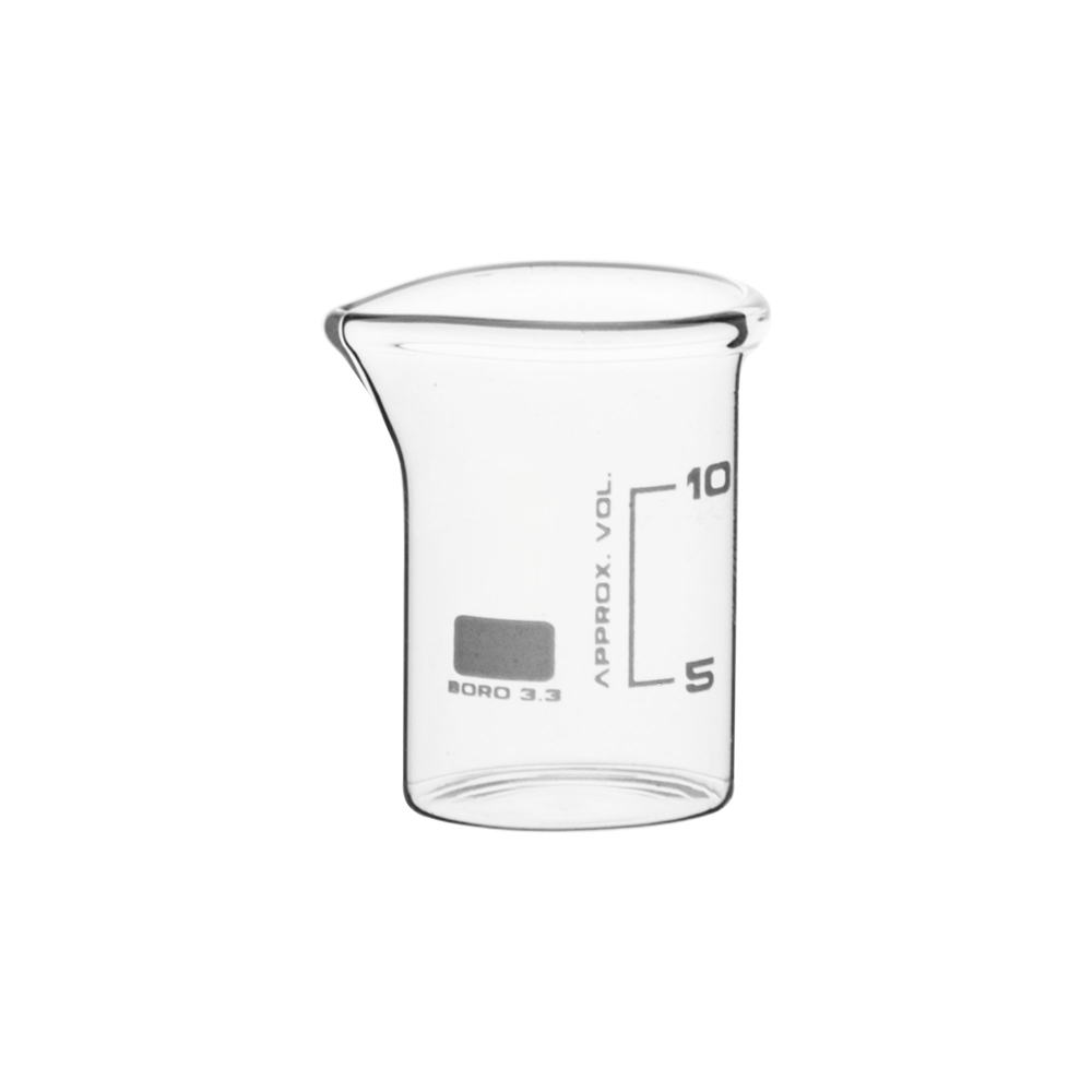 Glass Beaker, Low Form, Borosilicate Glass – WESTLAB (5 mL & 10 mL)