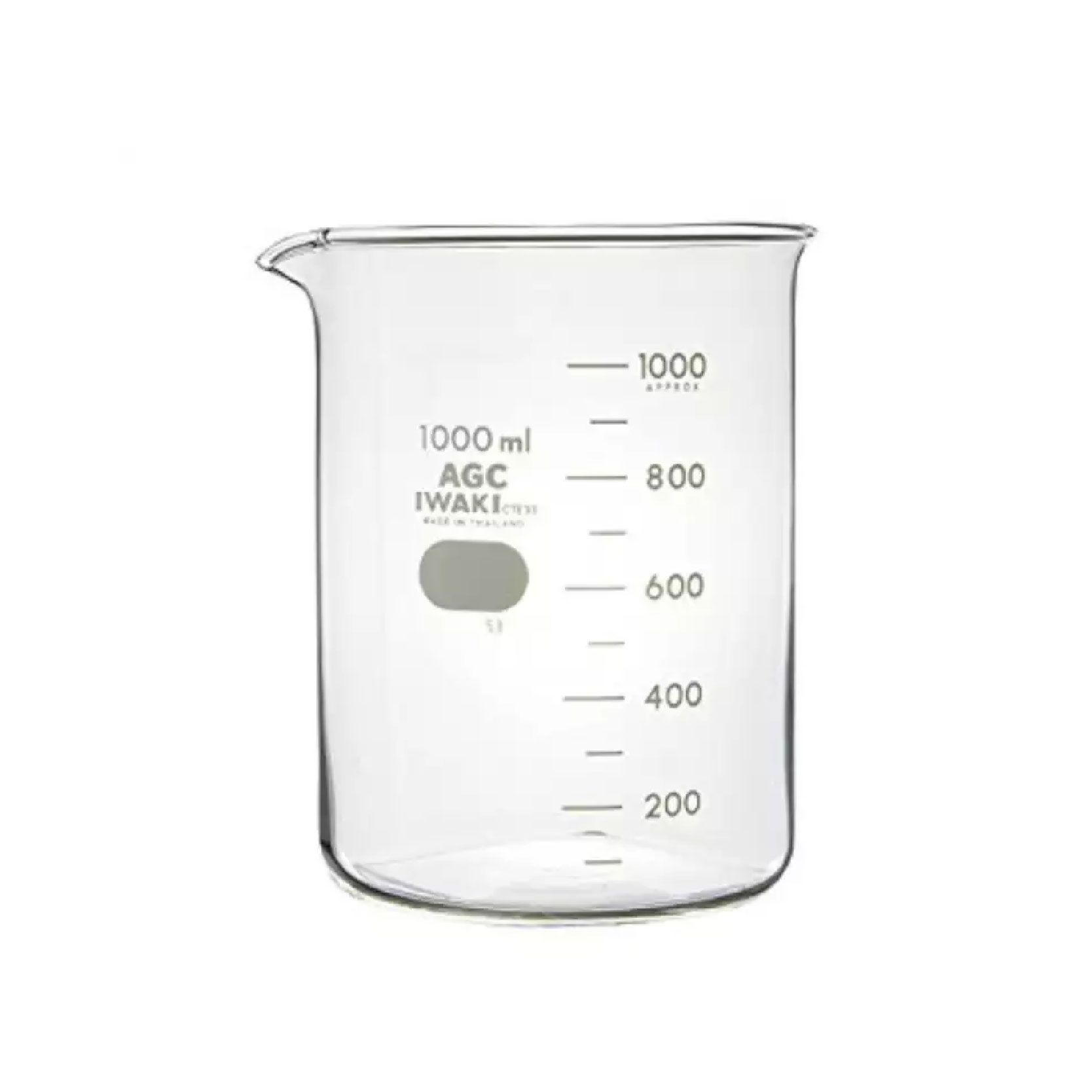 Glass Beaker, Low Form, Borosilicate Glass – IWAKI (30 mL to 5000 mL) - Image 6