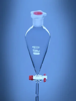 Separating Funnel, with PTFE Key Stopcock, ASTM – Glassco