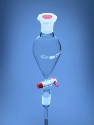 Separating Funnel, Pear Shape, PTFE Stopcock – Glassco
