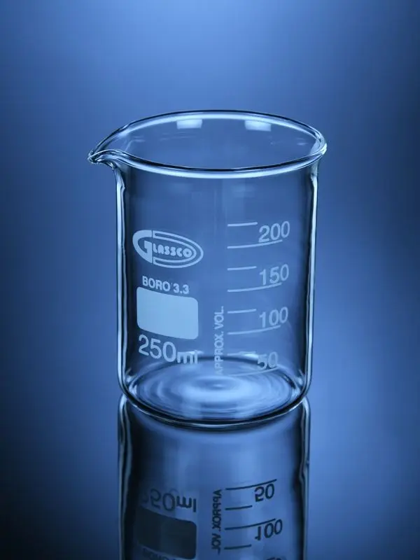 Glass Beaker, Low Form, Borosilicate Glass – Glassco (3000 mL)