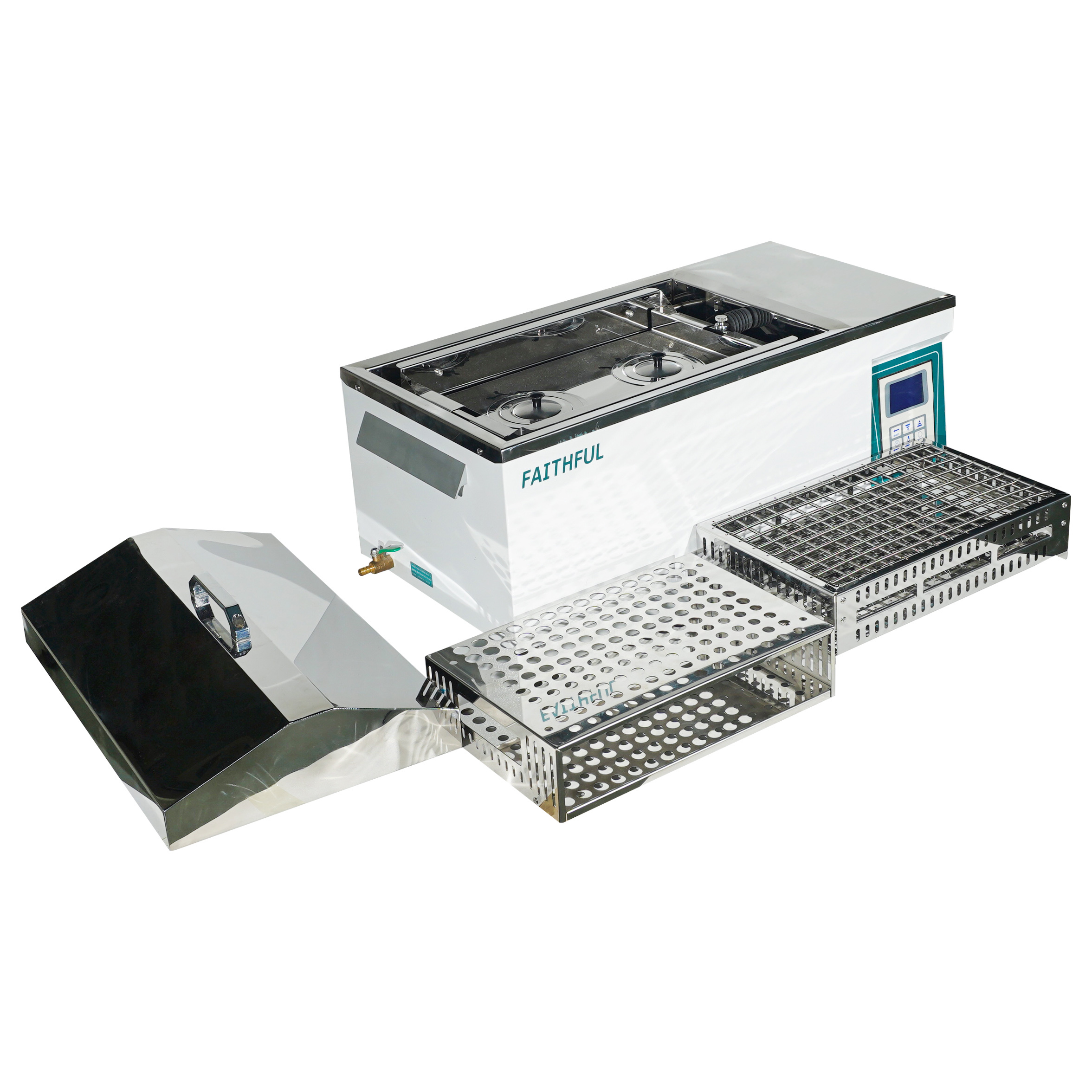 Multifunctional Thermostatic Water Bath Shaker – Faithful | FWS-30 - Image 4