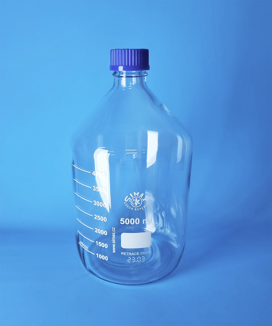 Media Bottle with Screw Cap, Borosilicate Glass – SIMAX Germany (5 L)