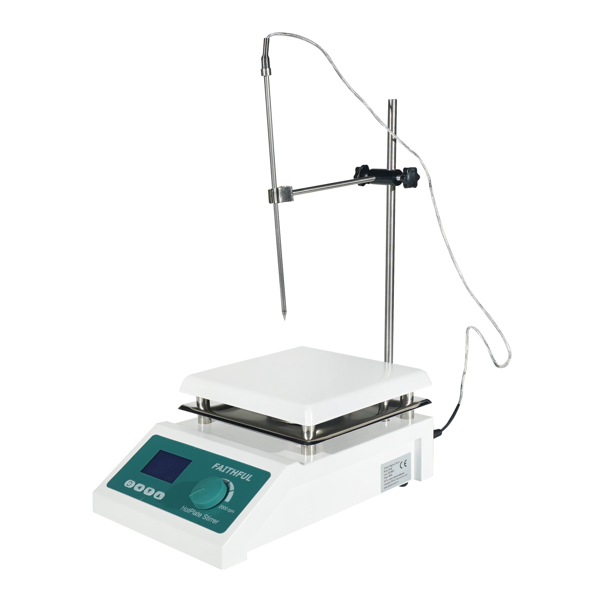 Ceramic Coated Magnetic Stirrer Hot Plate – Faithful | SH-4 Series - Image 6