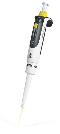 Transferpette® S Single-Channel Micropipette, Adjustable Volume – BRAND | 0.1 µL – 10 mL