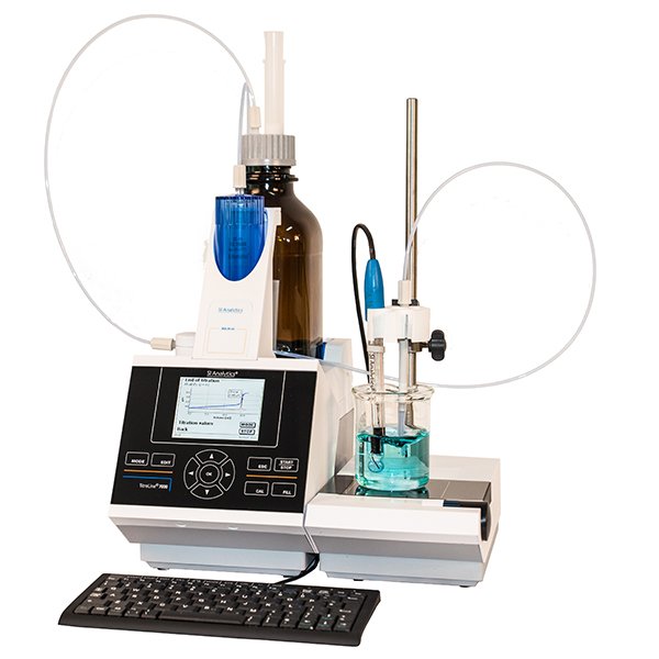 Automatic Potentiometric Titrator, Magnetic Stirrer, Exchangeable Dosing Unit – XYLEM SI Analytics | TitroLine® 7000