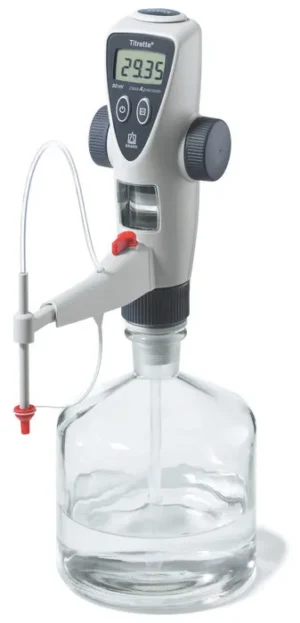 Titrette® Digital Bottle-Top Burette – BRAND | 25 & 50 mL, with & without RS232 Interface