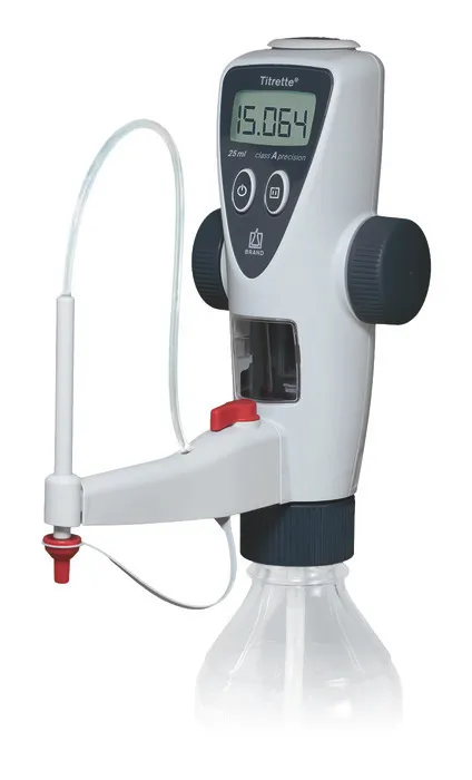 Titrette® Digital Bottle-Top Burette – BRAND | 25 & 50 mL, with & without RS232 Interface - Image 5