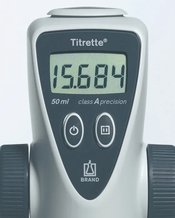 Titrette® Digital Bottle-Top Burette – BRAND | 25 & 50 mL, with & without RS232 Interface - Image 3